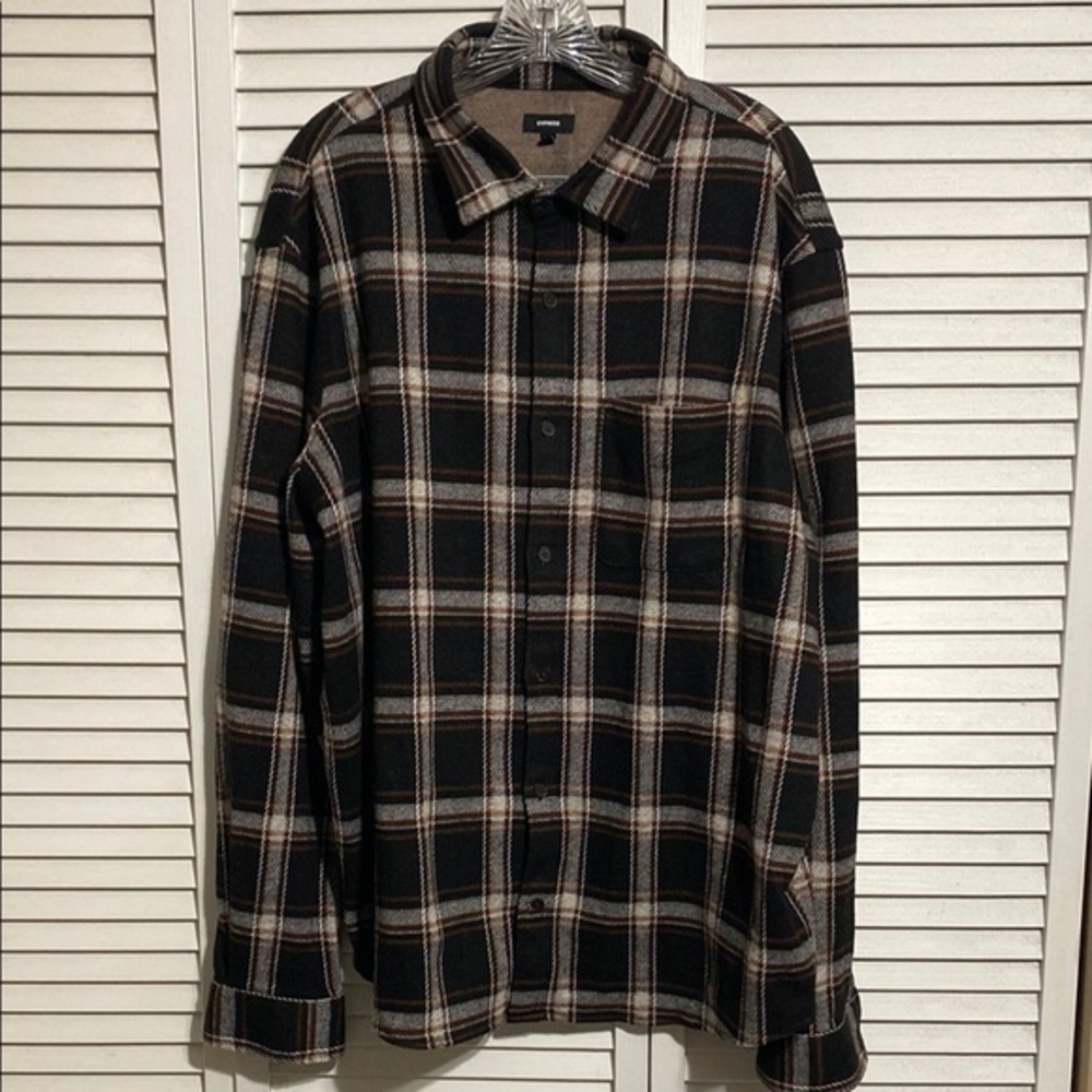 Express Plaid Sweater
Flannel Shirt